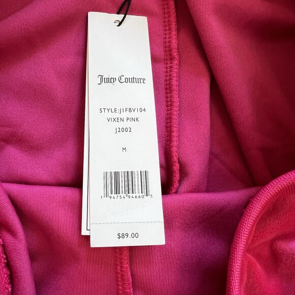 Juicy Couture Vixen Hot Pink‎ Track Suit Tracksuit Set New Size M/L *read - Picture 6 of 11